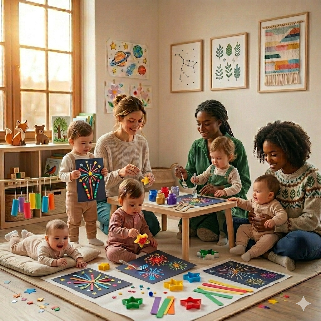 Atelier Activité "Feux d'artifice" – La Méz'on, Mézières-sur-Couesnon