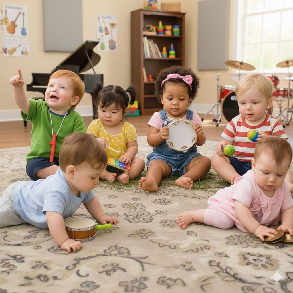Atelier musique et comptines petite enfance